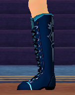 Equipped Magus Crest Boots (M) viewed from the side