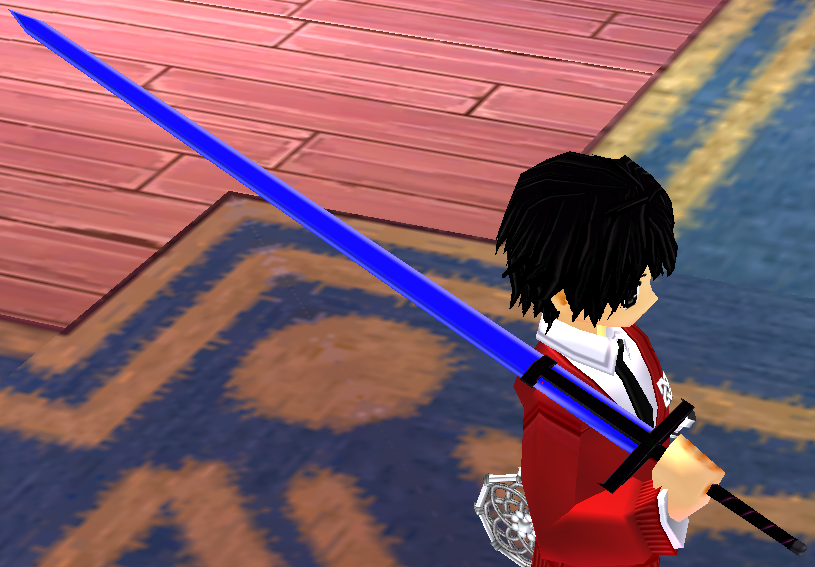 Equipped Two-handed Sword