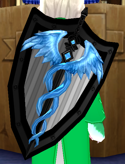 Sheathed Royal Crystal Wing Shield