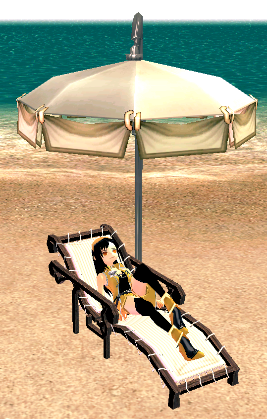 Seated preview of Single Sunbed