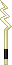 Inventory icon of Lightning Wand (White Metal, Black Handle)
