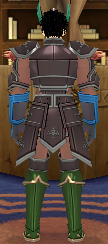 Equipped Giant Royal Prince Set viewed from the back