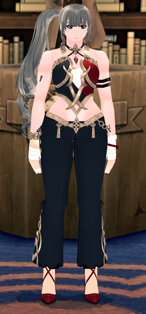 Equipped GiantFemale Royal Brawler Set viewed from the front
