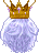 Cosmic Prince Wig and Crown (M)