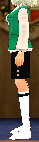Equipped Female William Preppy Outfit viewed from the side
