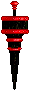 Inventory icon of Physis Wooden Lance (Black Wood, Red Rim)