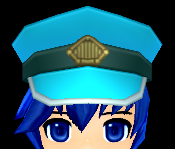 Equipped Police Officer Hat (M) viewed from the front