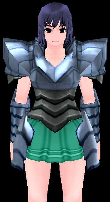 Equipped GiantFemale Dragon Rider Plate Armor viewed from the front