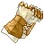 Inventory icon of Bracer Knuckle (White and Gold)