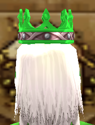 Equipped Ogre Crown (M) viewed from the back