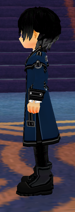 Equipped Detective Outfit (M) viewed from the side