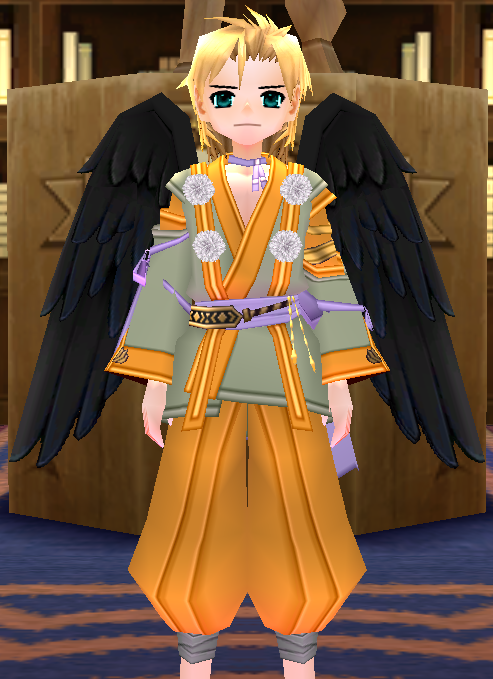 Equipped Men's Tengu Outfit viewed from the front