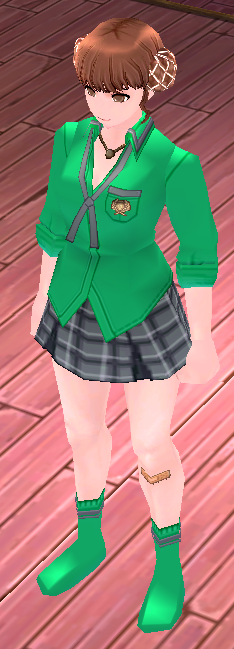 Equipped Giant After School Uniform (F) viewed from an angle