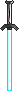 Icon of Bargain Blue Beam Sword
