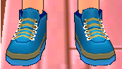 Equipped Casual Elementary School Uniform Shoes (F) viewed from the front
