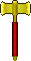 Inventory icon of Bipennis (Gold Blade, Red Handle)