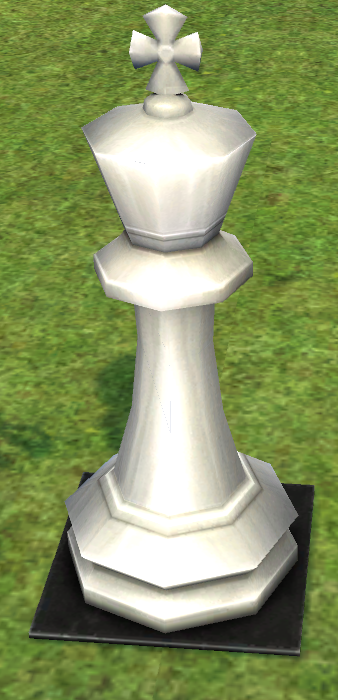 Building preview of Homestead Chess Piece - White King and Black Square