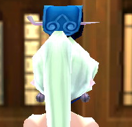 Equipped Taoist Headdress viewed from the back