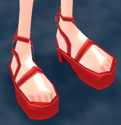 Equipped Tulip Sandals (F) viewed from an angle