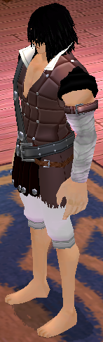 Equipped Giant Bandit Clothes viewed from an angle
