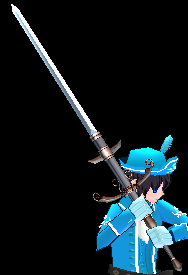 Dustin Silver Knight Sword (Normal) Equipped.png