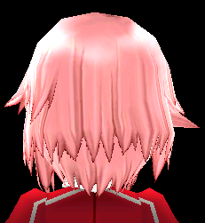 Equipped Lisbeth Wig (Default) viewed from the back