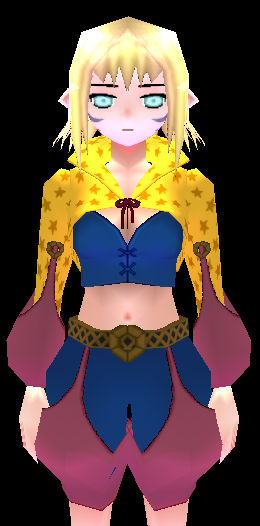Star-shaped Magician Outfit (F) Equipped Front.png