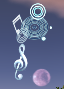 How Homestead Music Note Mobile 2 appears at night