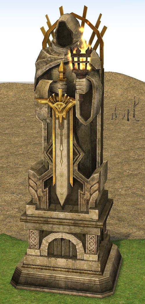 Building preview of Homestead Avalon Entrance Left Statue