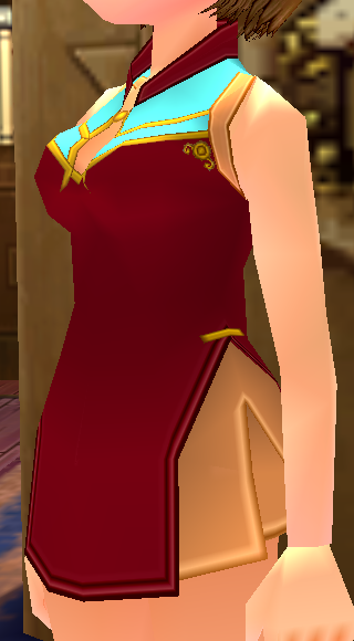 Equipped Bright Elven Summer Outfit (F) viewed from an angle