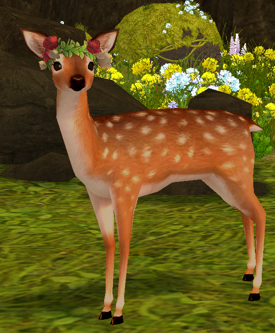 Summoned Rose Wreath Spotted Deer.png