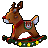 Icon of Christmas Rocking Reindeer
