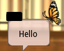 Butterfly Speech Bubble Sticker (Yellow) preview.png