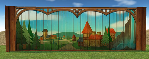 Building preview of Homestead Mabiland Stage Backdrop