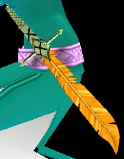 Sheathed Phoenix Feather Sword