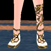 Equipped Winter Princess Boots (Default) viewed from the front