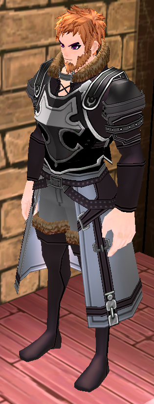 Equipped GiantMale Royal Knight Armor viewed from an angle