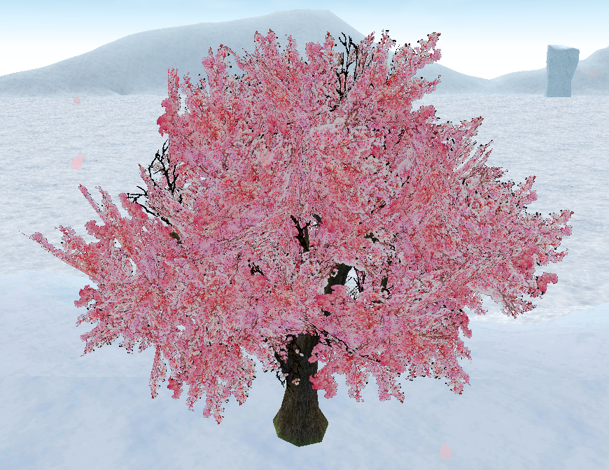 Building preview of Homestead Small Pretty Cherry Blossom Tree