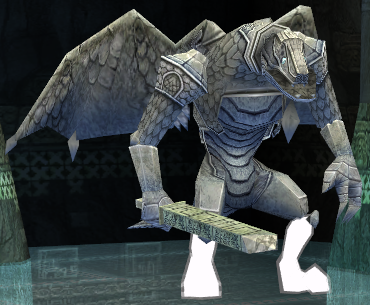 Picture of Stone Gargoyle with Glowing Boots