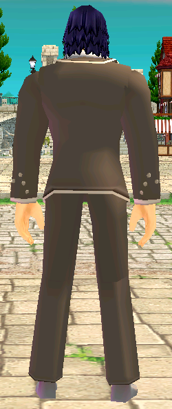 Equipped Giant Mabinogi School Uniform (M) (Default) viewed from the back