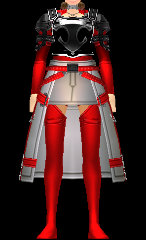 Equipped GiantFemale Royal Knight Armor viewed from the front