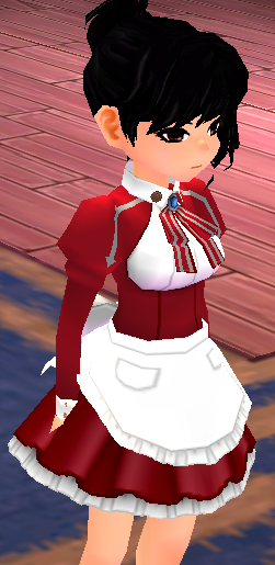 Equipped Lisbeth SAO Outfit (Default) viewed from an angle