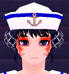 Equipped Giant Sailor Hat (F) (Default) viewed from the front