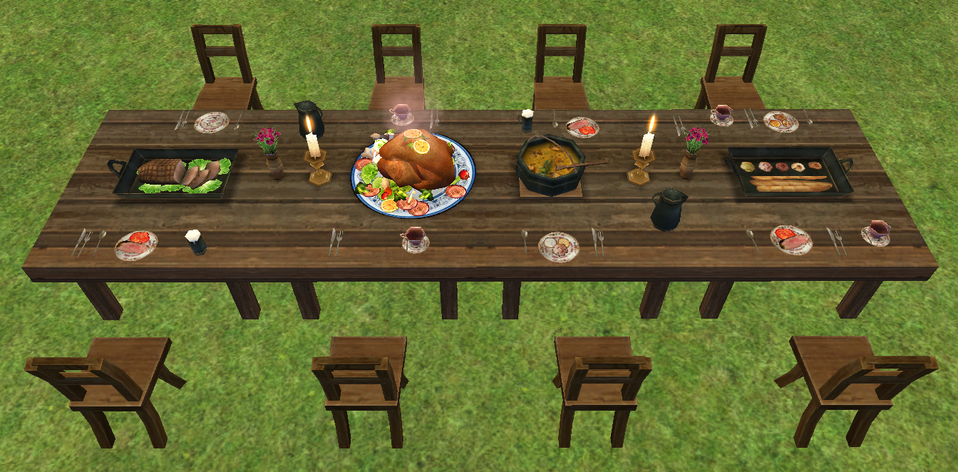Building preview of Homestead Autumn Banquet Table