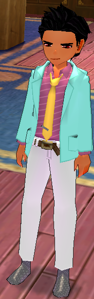 Equipped Casual Suit - White viewed from an angle