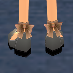 Equipped Maid Shoes (For Female Partners) viewed from the back