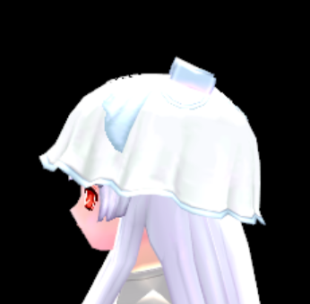 Equipped Sea Angel Hat viewed from the side
