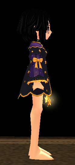 Equipped Night Witch Dress (Default) viewed from the side