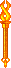 Inventory icon of Crystal Lightning Wand (Orange)