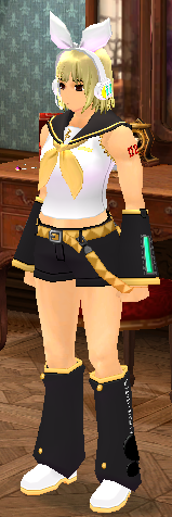 Equipped Giant Kagamine Rin Set viewed from an angle